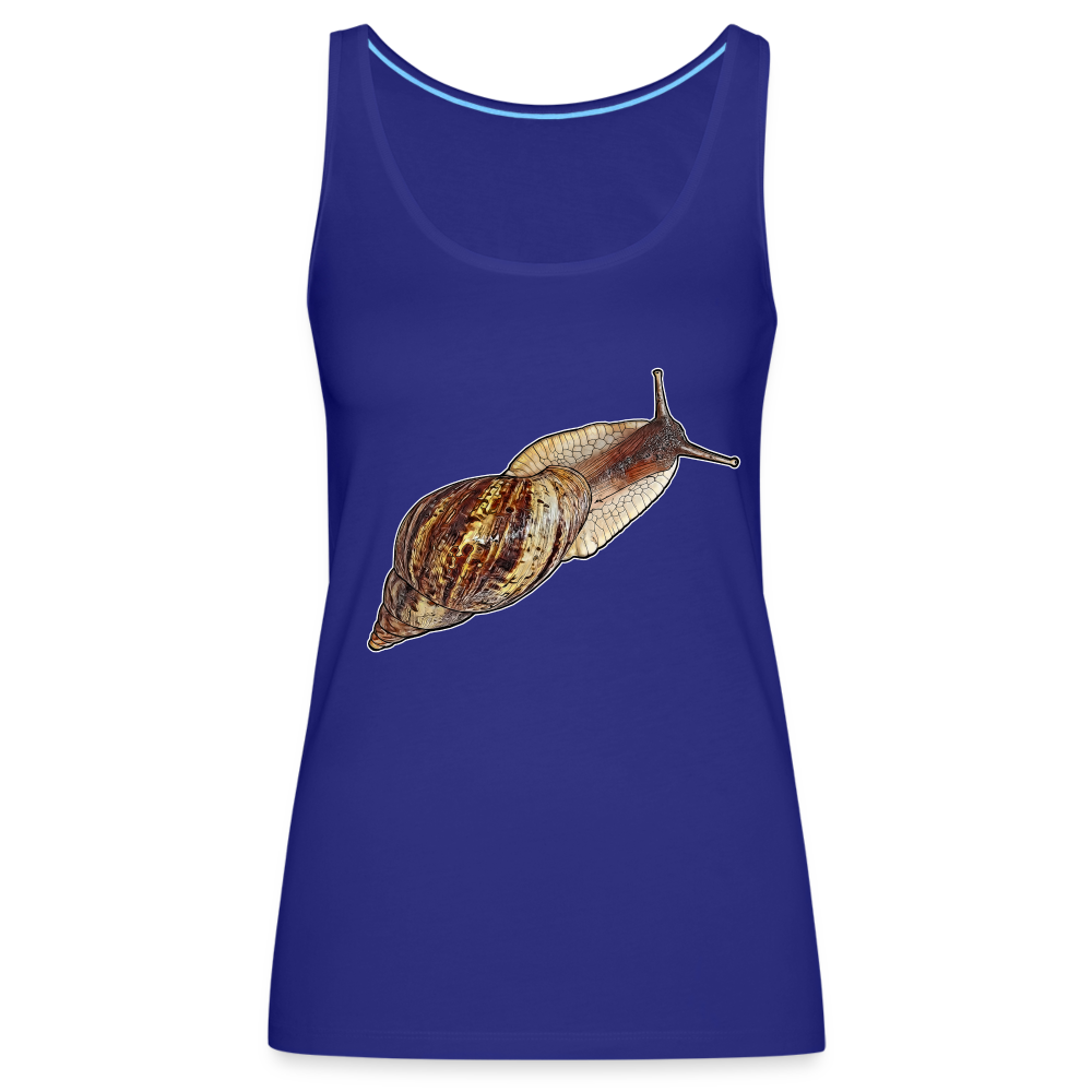Frauen Tank Top Achatina reticulata wildfarben - Königsblau