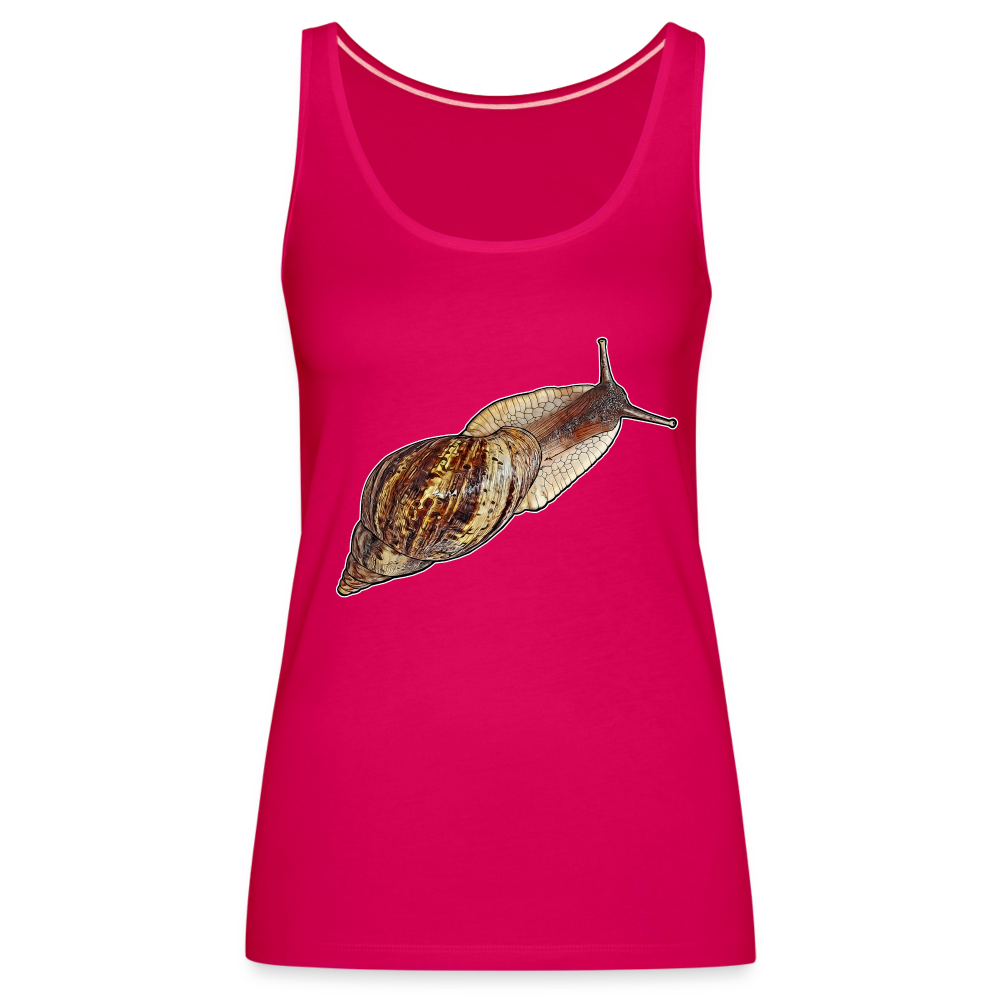 Frauen Tank Top Achatina reticulata wildfarben - dunkles Pink
