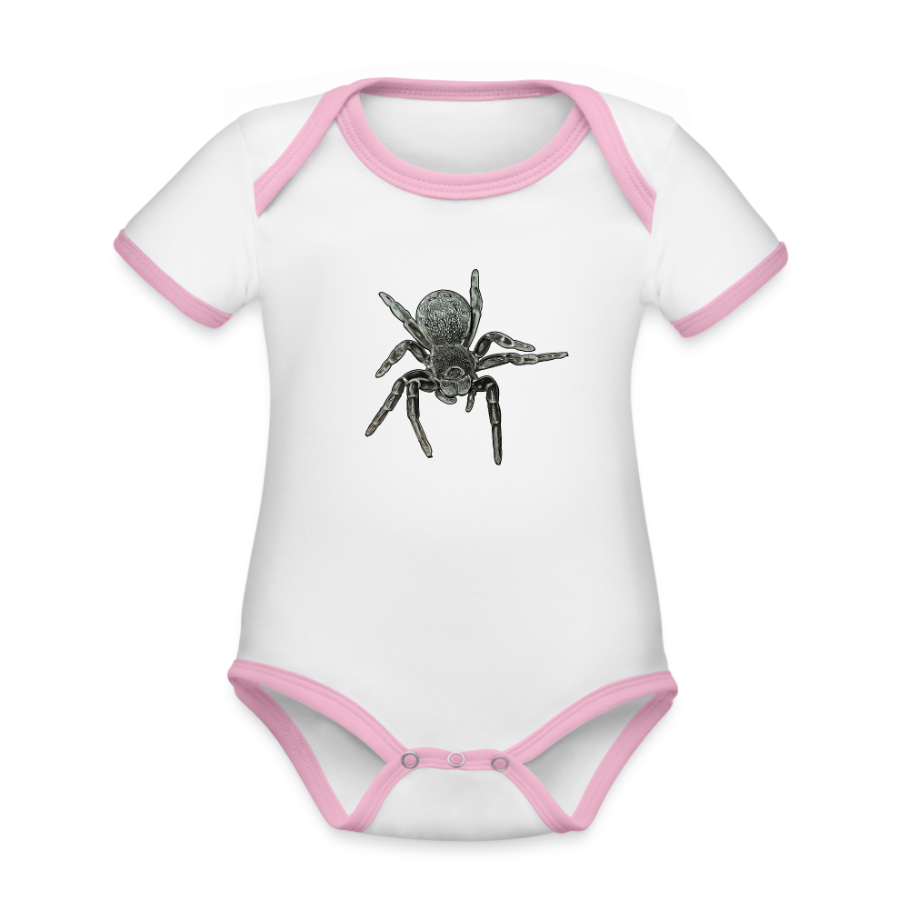 Baby Bio Kontrastbody kurz Eresus walckenaeri - Weiß/Rose