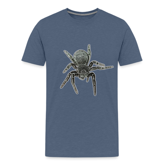 Teenager Basic T-Shirt Eresus walckenaeri - Blau meliert