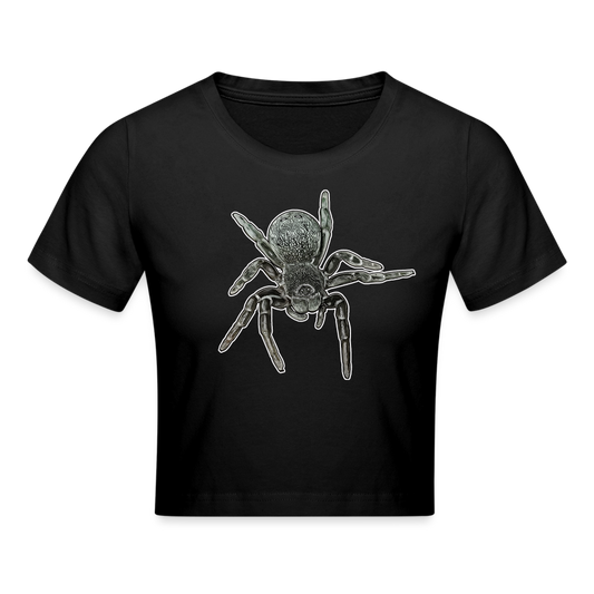 Crop T-Shirt Eresus walckenaeri - Schwarz