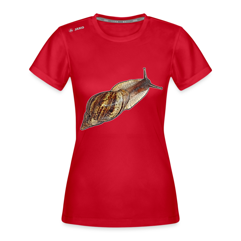 Frauen JAKO Sportswear T-Shirt Achatina reticulata wildfarben - Rot