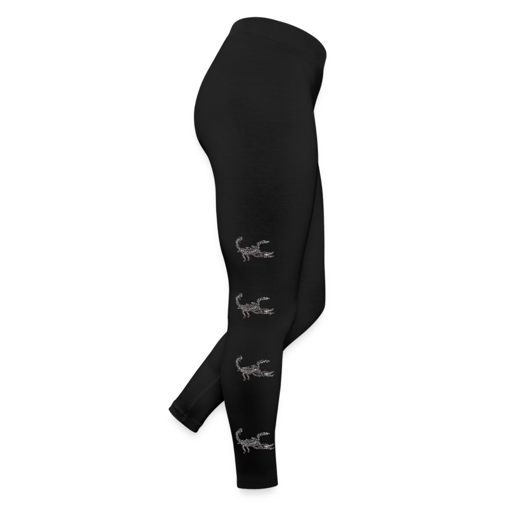 Frauen Jersey Leggings Heterometrus silenus - Schwarz