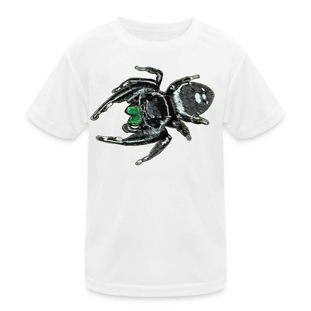 Kinder Funktions-T-Shirt Phidippus regius White Bahamas male - weiß