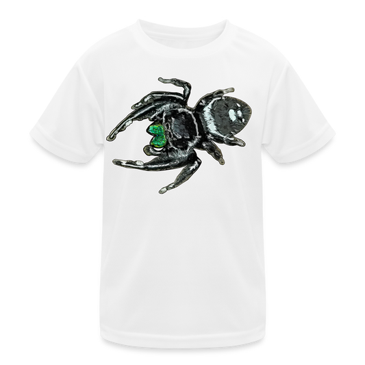 Kinder Funktions-T-Shirt Phidippus regius White Bahamas male - weiß