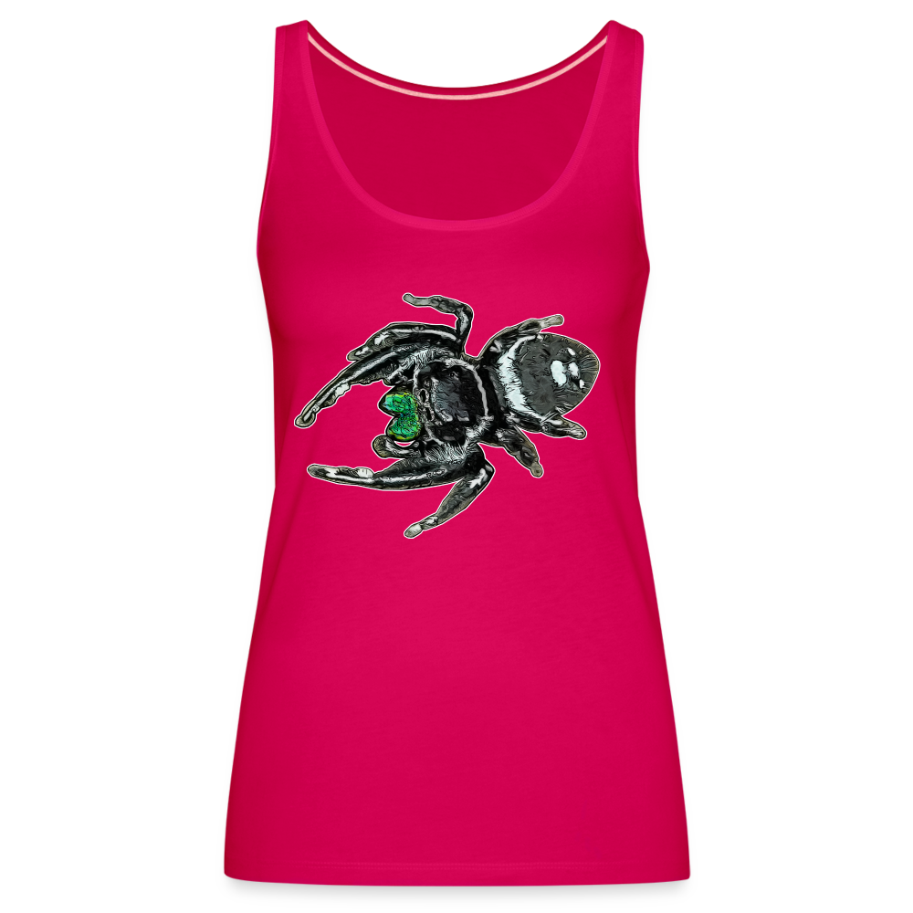 Frauen Tank Top Phidippus regius White Bahamas male - dunkles Pink