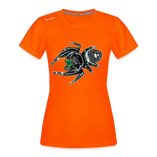 Frauen JAKO Sportswear T-Shirt Phidippus regius White Bahamas male - Neonorange