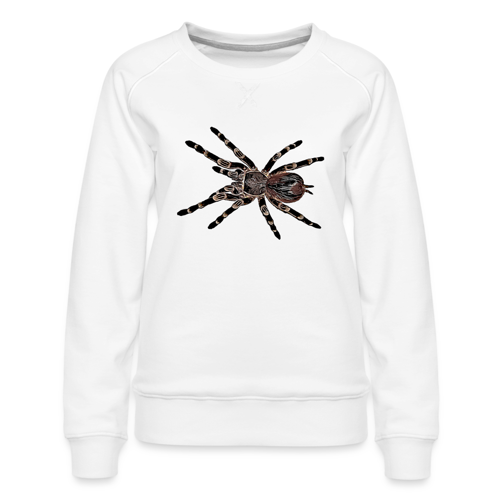 Frauen Pullover Acanthoscurria geniculata - weiß