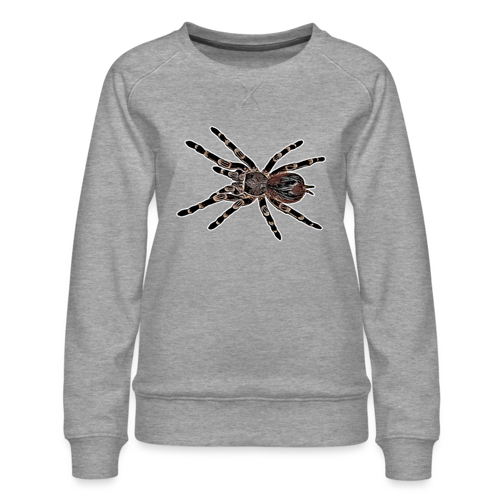 Frauen Pullover Acanthoscurria geniculata - Grau meliert