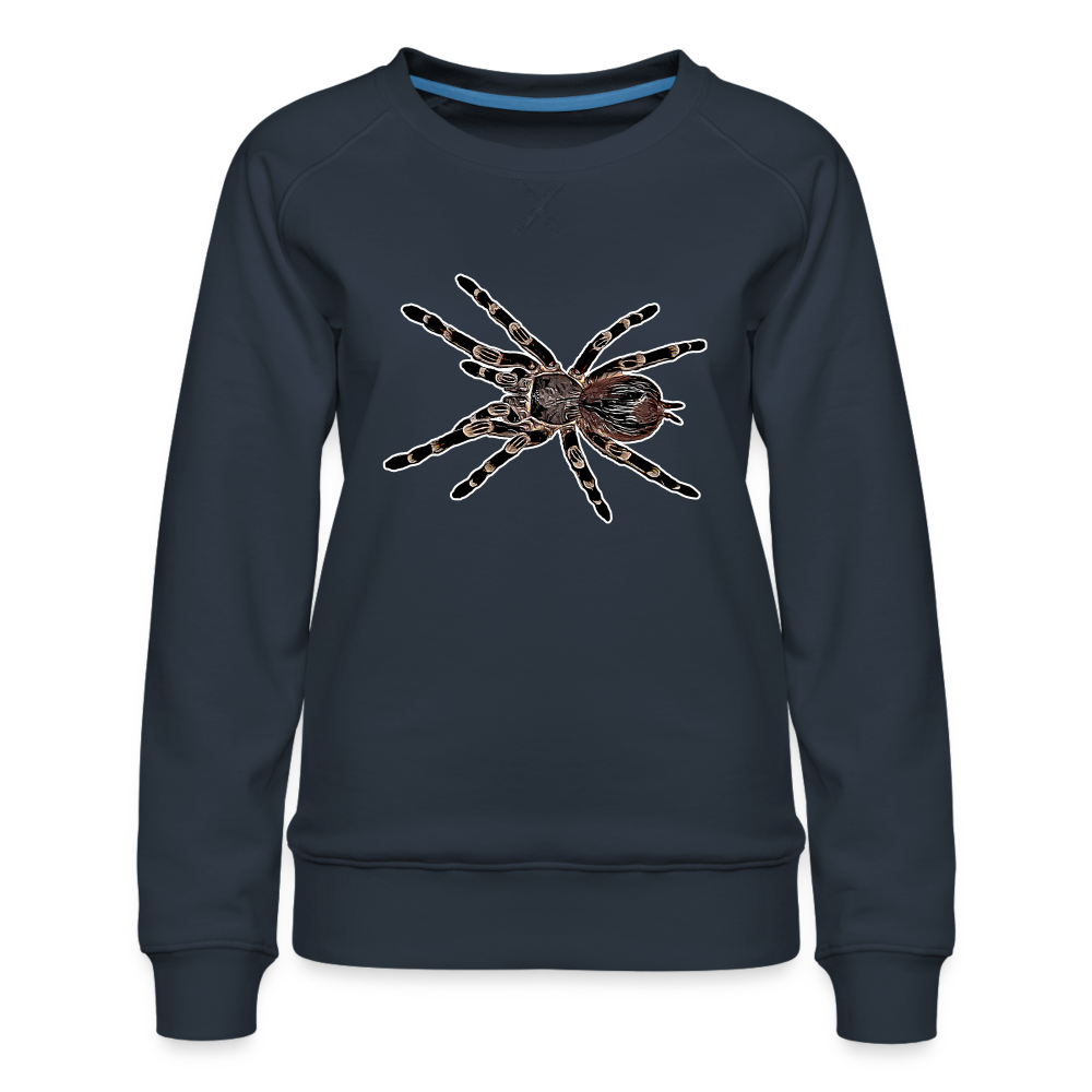 Frauen Pullover Acanthoscurria geniculata - Navy