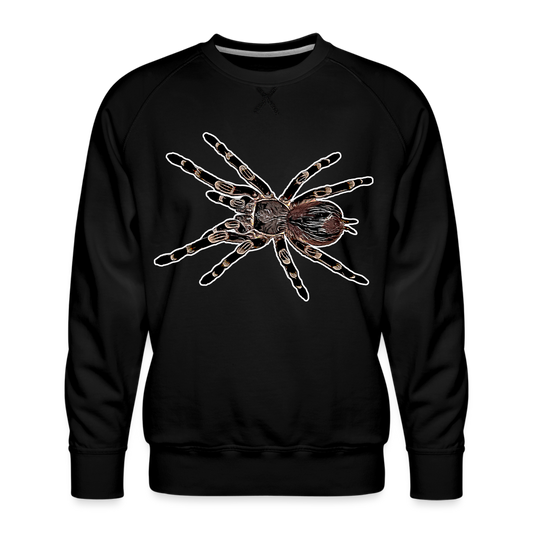 Männer Pullover Acanthoscurria geniculata - Schwarz