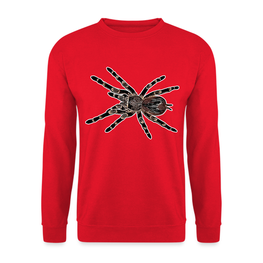 Unisex Pullover Acanthoscurria geniculata - Rot