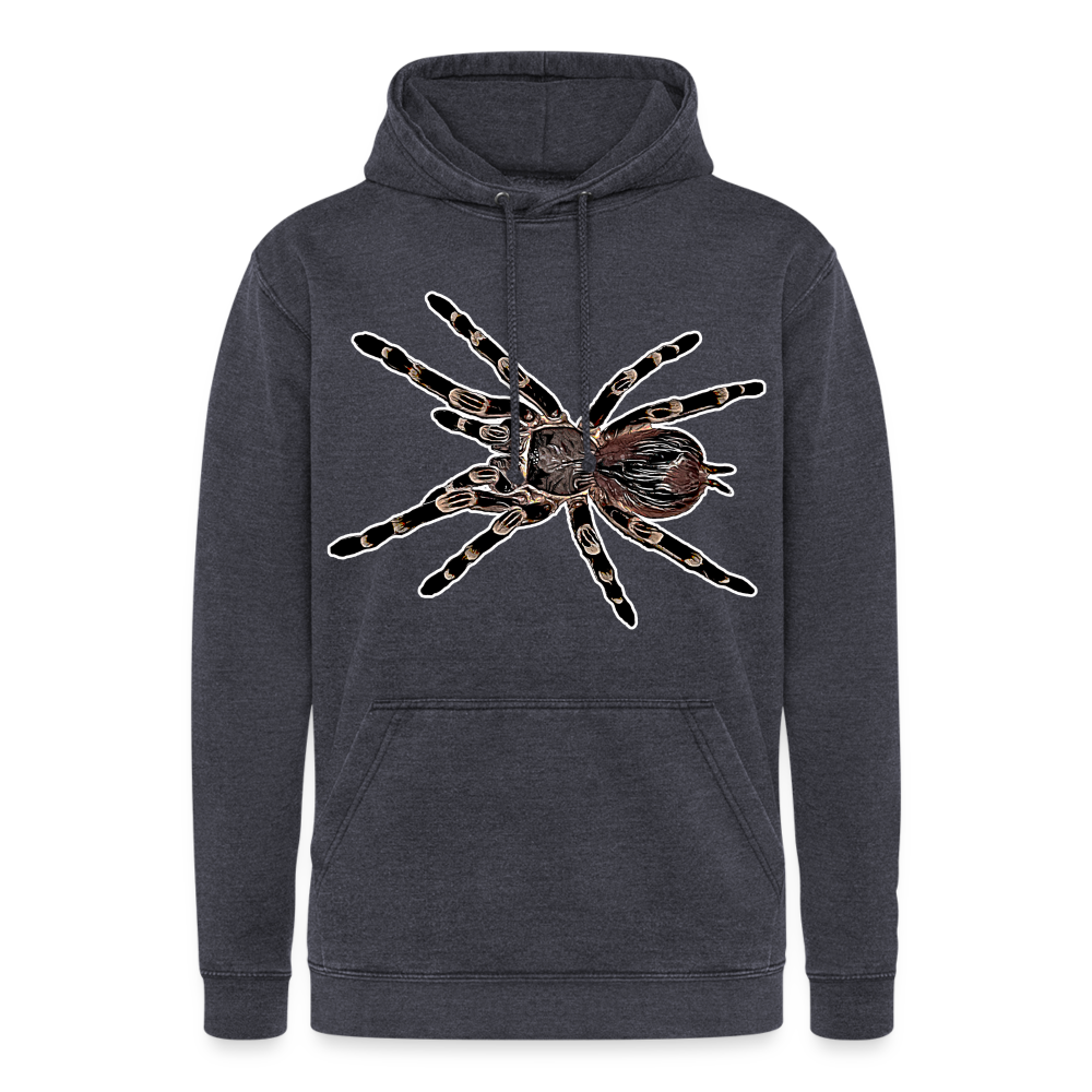Unisex Vintage Hoodie Acanthoscurria geniculata - Vintage Navy