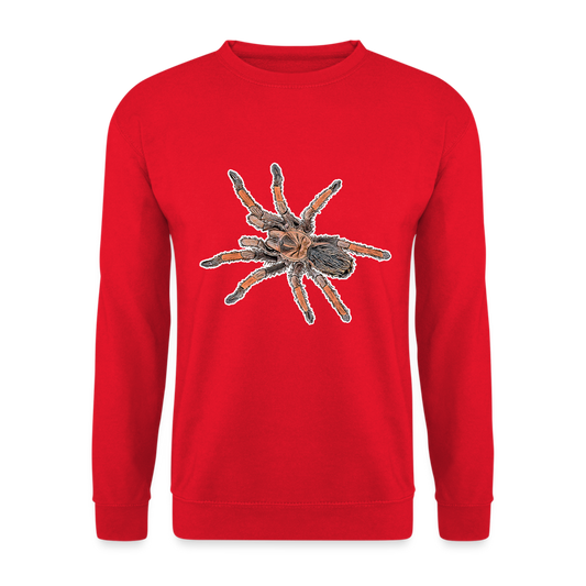 Unisex Pullover Brachypelma emilia - Rot