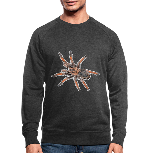 Männer Stanley & Stella Bio-Sweatshirt Brachypelma emilia - Dunkelgrau meliert