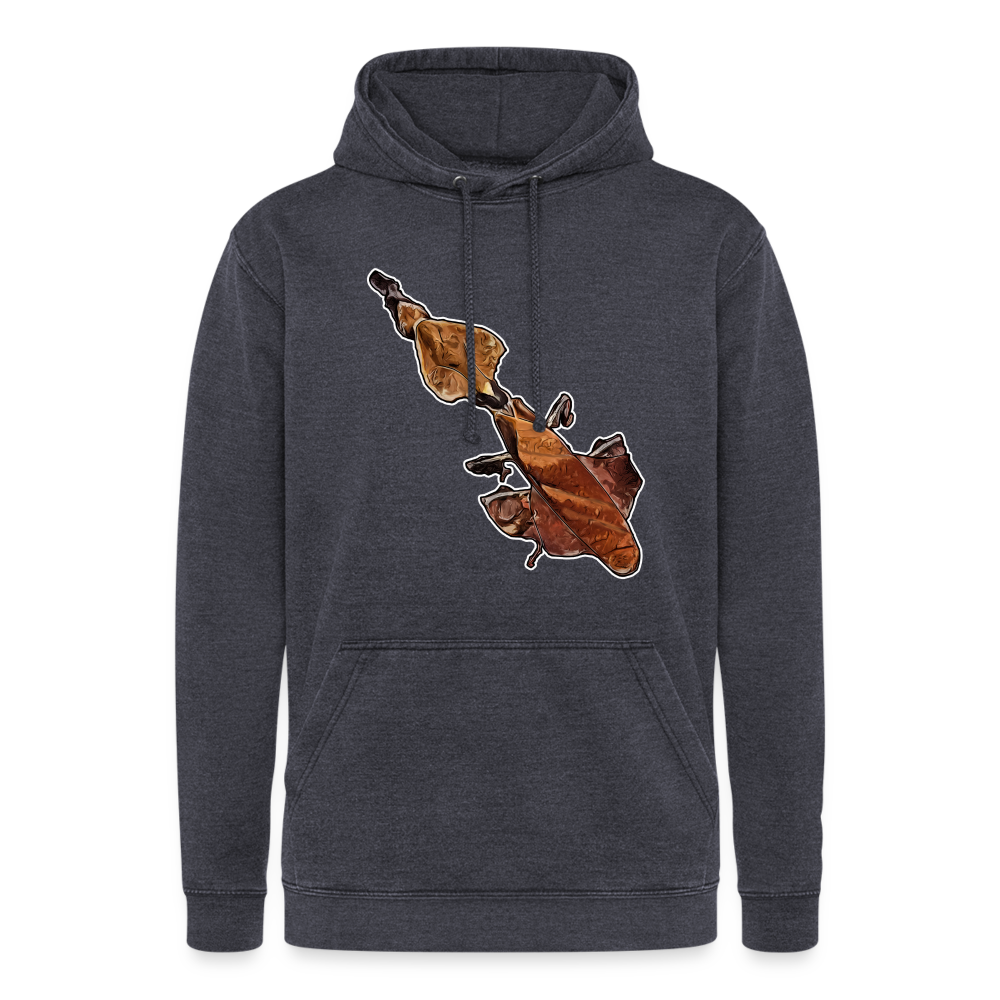 Unisex Vintage Hoodie Phyllocrania paradoxa female - Vintage Navy