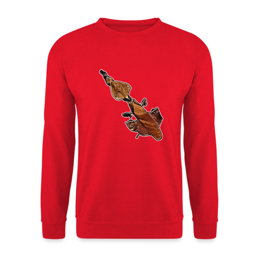 Unisex Pullover Phyllocrania paradoxa female - Rot