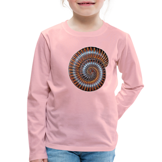 Kinder Longsleeve Archispirostreptus gigas - Hellrosa