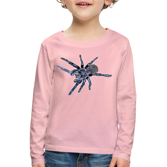 Kinder Longsleeve Pterinopelma sazimai - Hellrosa
