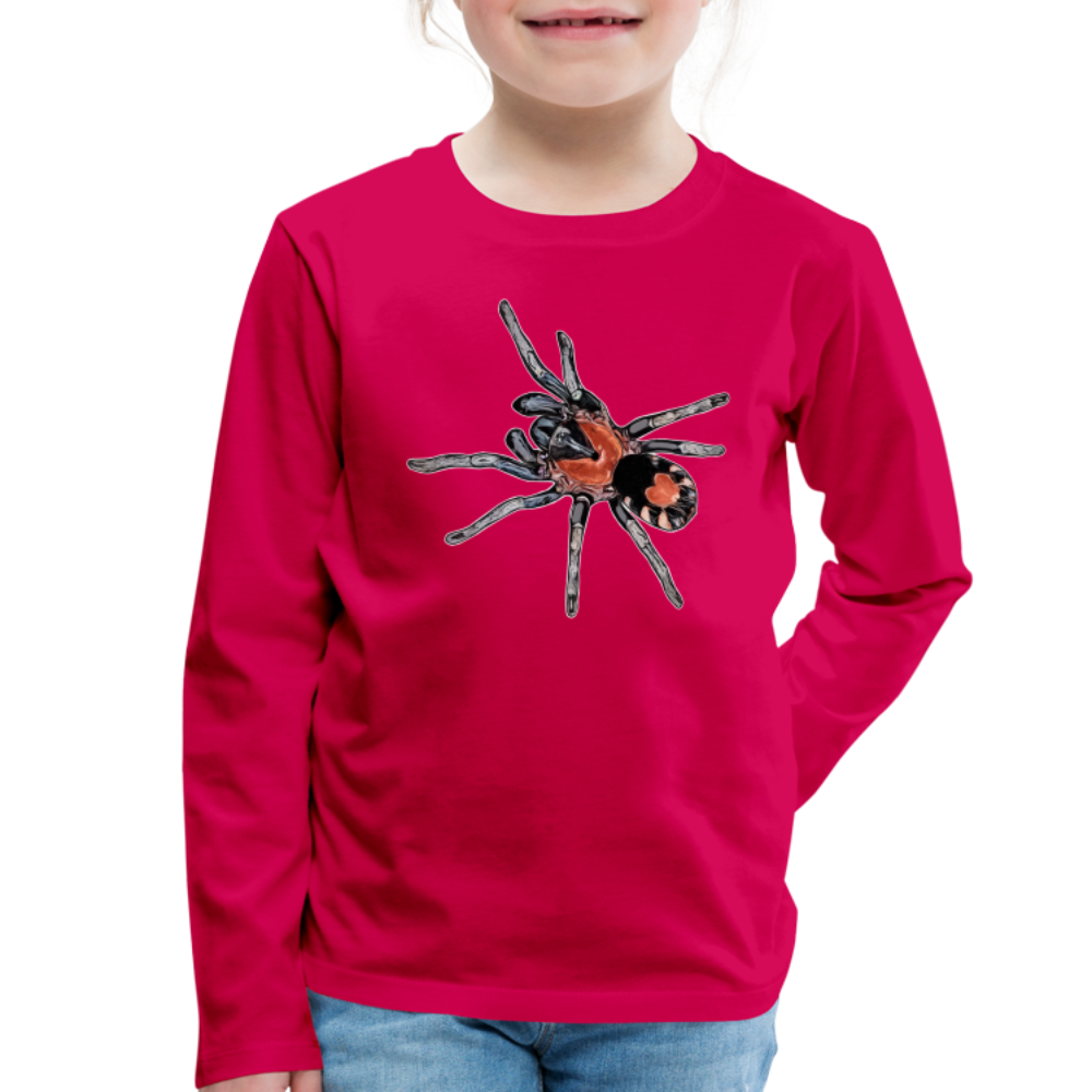 Kinder Longsleeve Cyriocosmus elegans - dunkles Pink