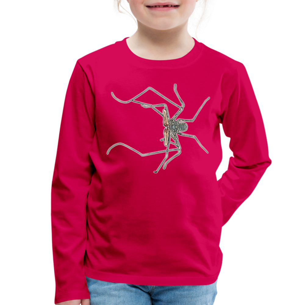 Kinder Longsleeve Euphrynichus bacillifer - dunkles Pink