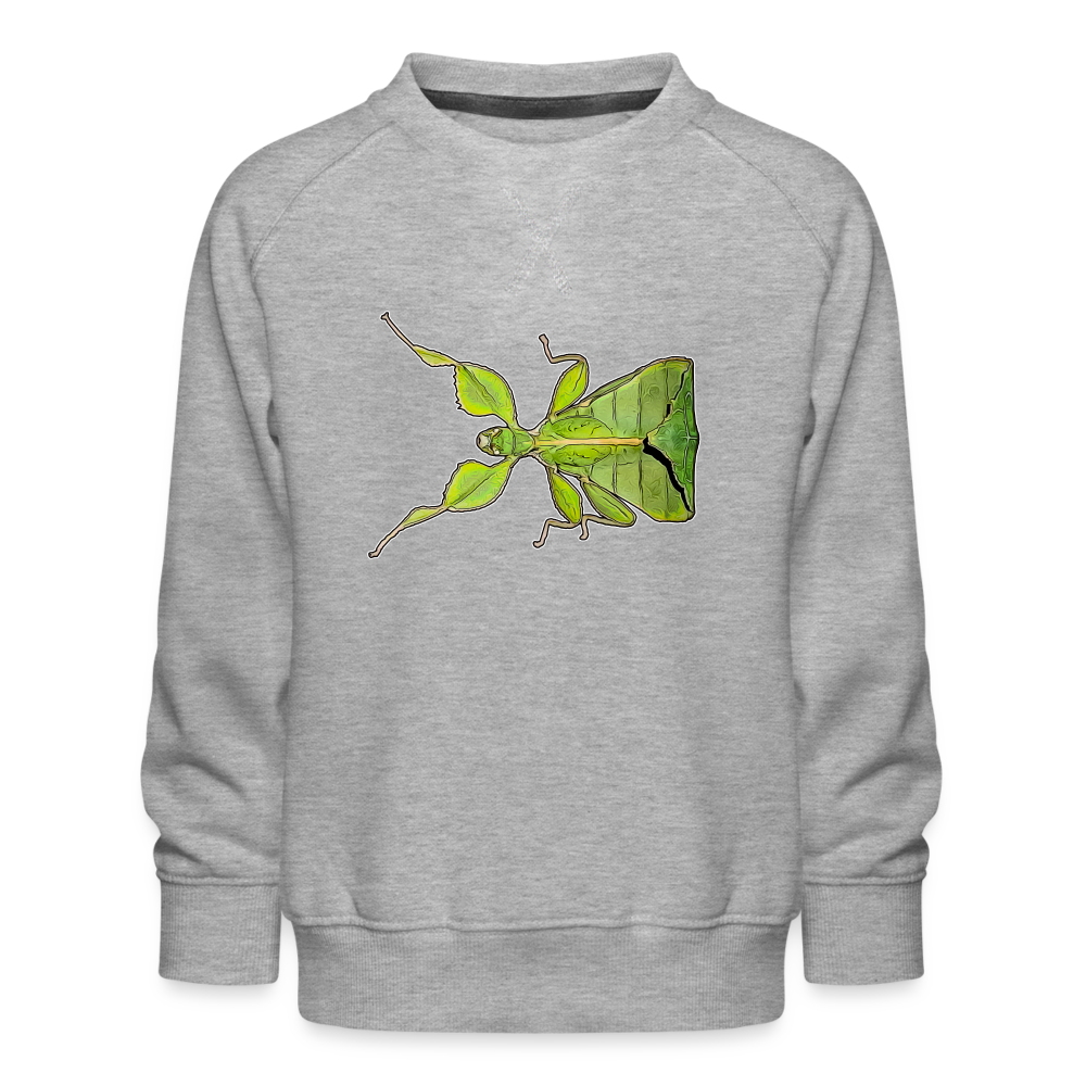 Kinder/ Teenager Pullover Phyllium philippinicum female - Grau meliert