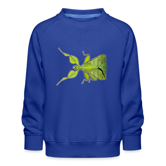 Kinder/ Teenager Pullover Phyllium philippinicum female - Royalblau