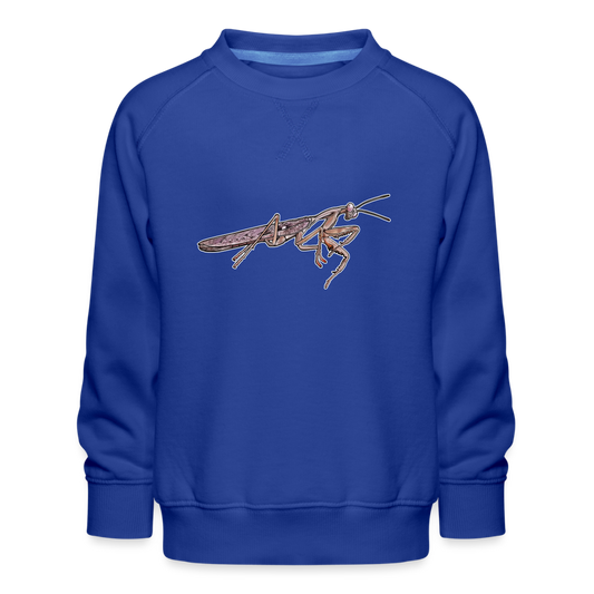 Kinder/ Teenager Pullover Rhombodera kirbyi male - Royalblau