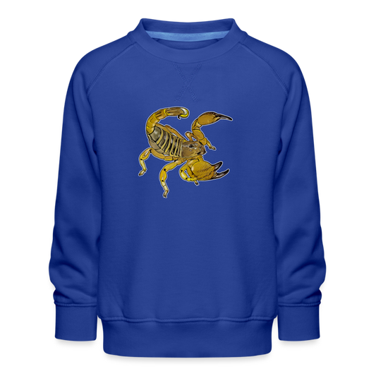 Kinder/ Teenager Pullover Scorpio maurus palmatus - Royalblau