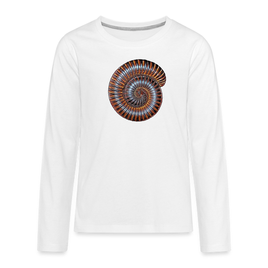 Teenager Longsleeve Archispirostreptus gigas - weiß