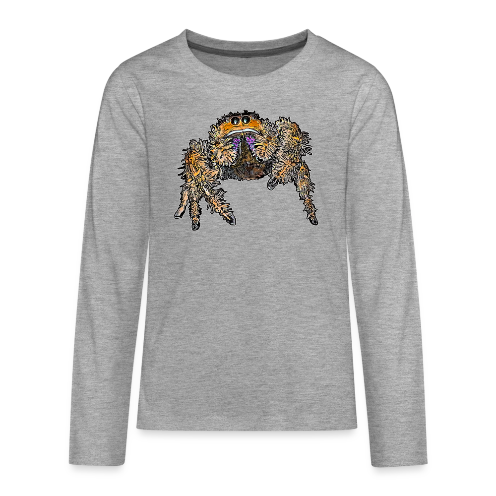 Teenager Longsleeve Phidippus regius Everglades female - Grau meliert