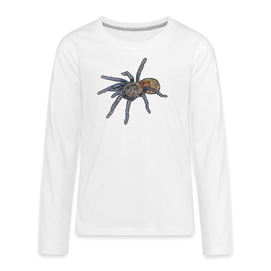 Teenager Longsleeve Chromatopelma cyaneopubescens - weiß