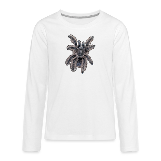 Teenager Longsleeve Tliltocatl albopilosus - weiß