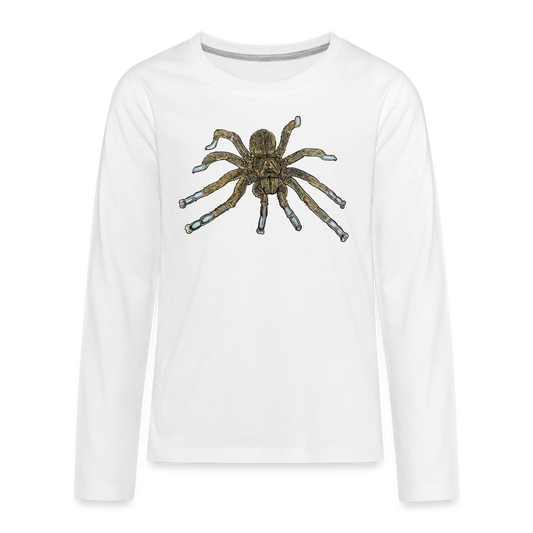 Teenager Longsleeve Idiothele mira - weiß