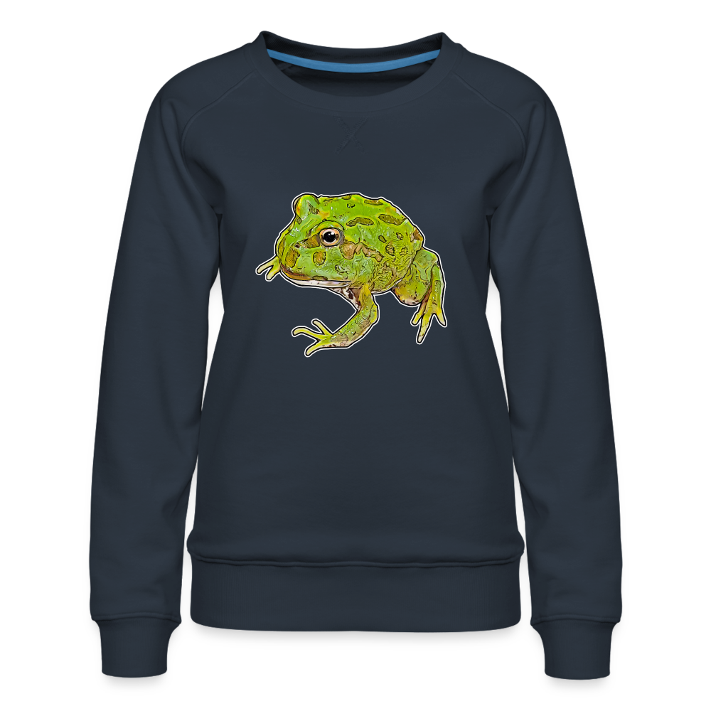 Frauen Pullover Ceratophrys cranwelli Peppermint Blue - Navy