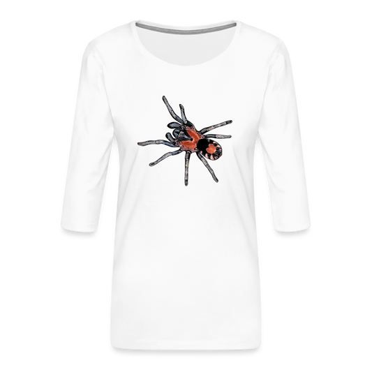 Frauen 3/4-Arm Shirt Cyriocosmus elegans - weiß
