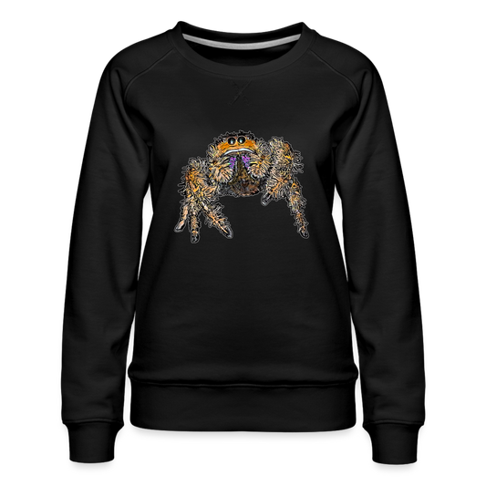 Frauen Pullover Phidippus regius Everglades female - Schwarz