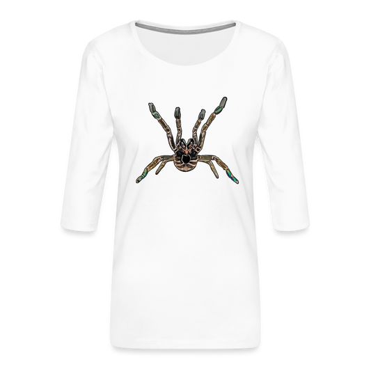 Frauen 3/4-Arm Shirt Pterinochilus murinus tcf - weiß