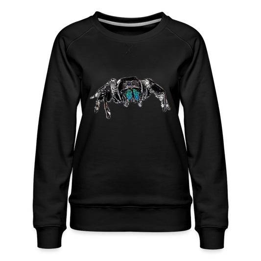 Frauen Pullover Phidippus regius Everglades male - Schwarz