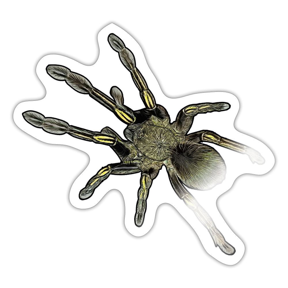 Sticker Ephebopus murinus - Weiß glänzend