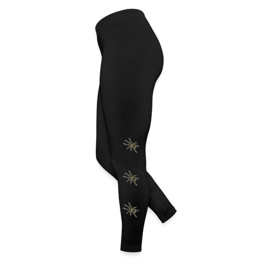 Frauen Jersey Leggings Ephebopus murinus - Schwarz