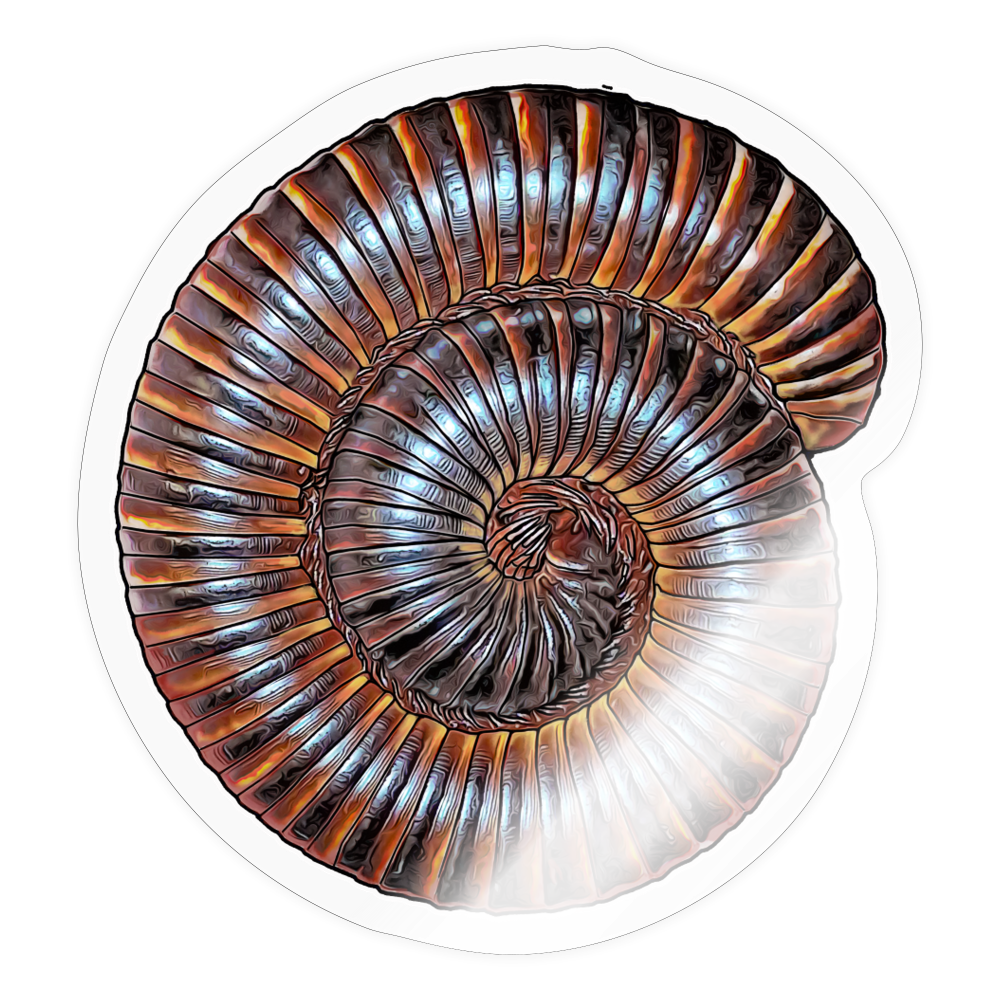 Sticker Archispirostreptus gigas - Transparent glänzend