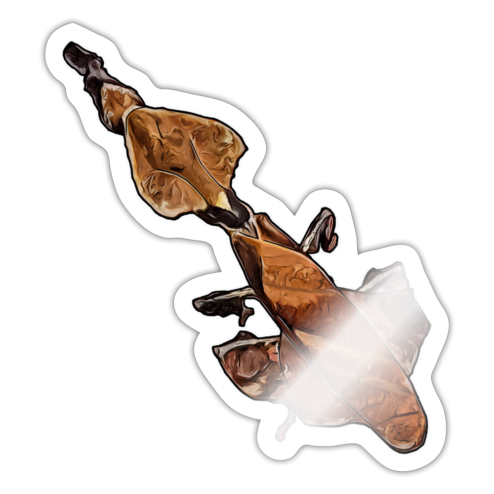 Sticker Phyllocrania paradoxa female - Weiß glänzend