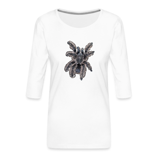 Frauen 3/4-Arm Shirt Tliltocatl albopilosus - weiß