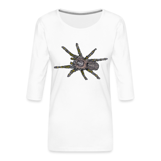 Frauen 3/4-Arm Shirt Grammostola pulchripes - weiß