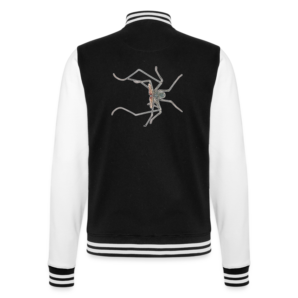 Unisex College-Sweatjacke Euphrynichus bacillifer - Schwarz/Weiß