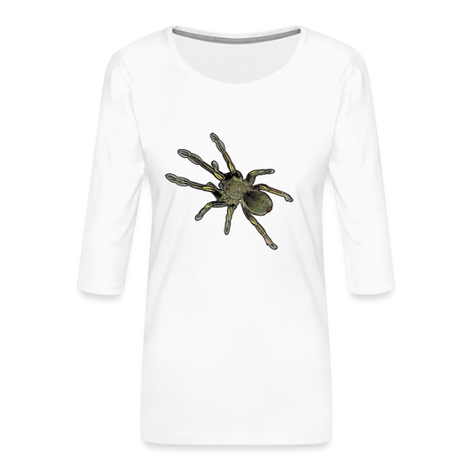 Frauen 3/4-Arm Shirt Ephebopus murinus - weiß