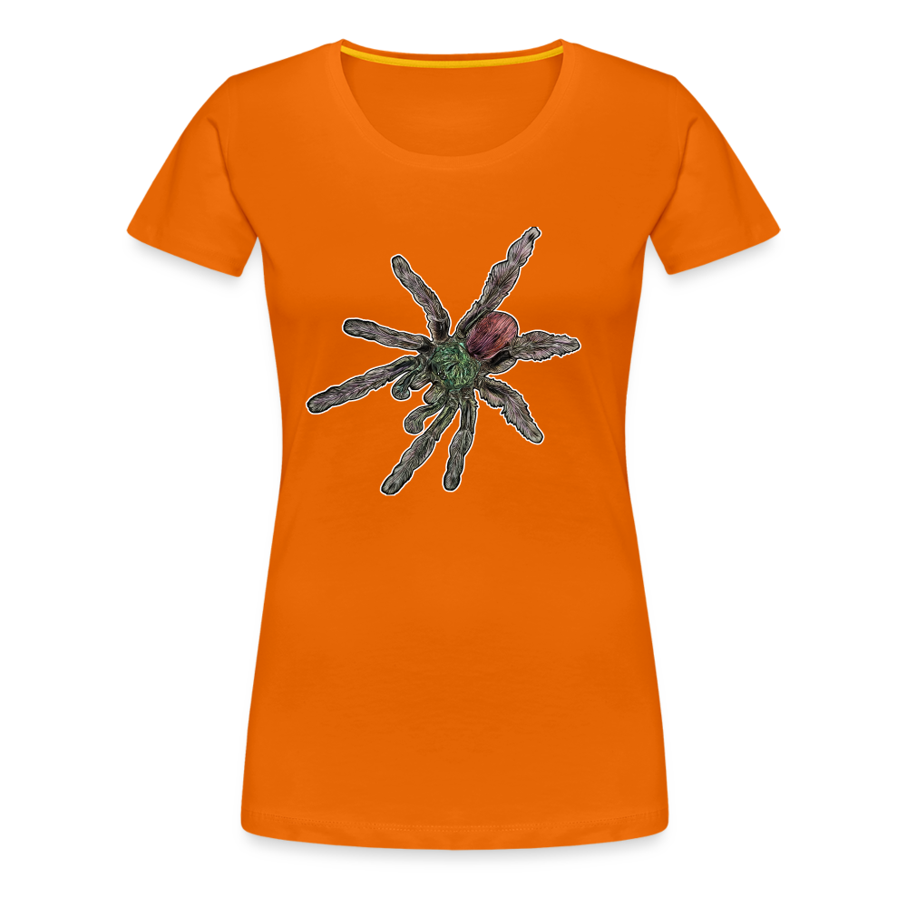 Frauen Basic T-Shirt Caribena versicolor - Orange