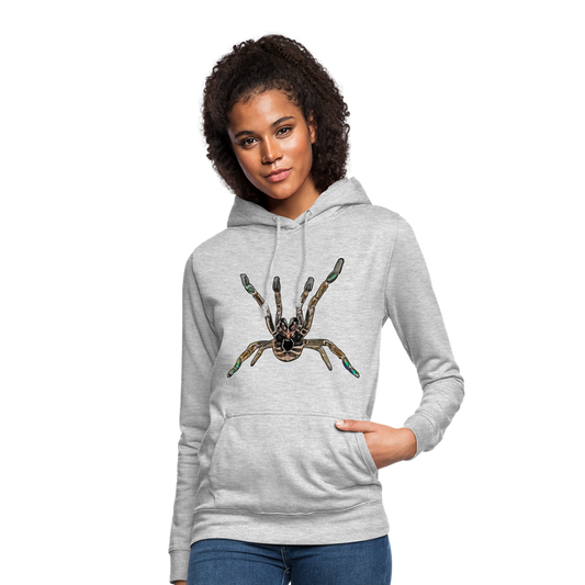Frauen Freizeit-Hoodie Pterinochilus murinus tcf - Hellgrau meliert