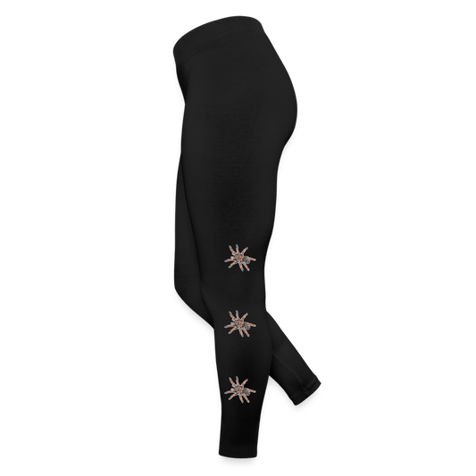 Frauen Jersey Leggings Brachypelma emilia - Schwarz